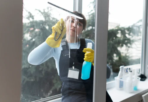Nettoyage de vitres intérieures et extérieures à Germigny